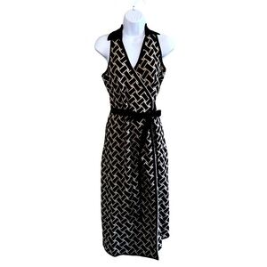 Diane Von Furstenberg xTarget Sleeveless Vintage Weave Sweater Midi Wrap Dress